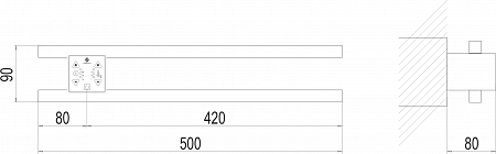 Полка Электро П2 ПРОФ 500х90  Оренбург - фото 3